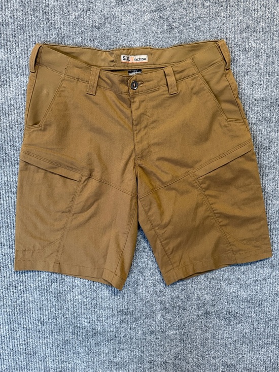 5.11 Tactical Other - 5.11 Apex Men's Tactical Battle Brown 10 Pockets Cargo Shorts 36 Waist